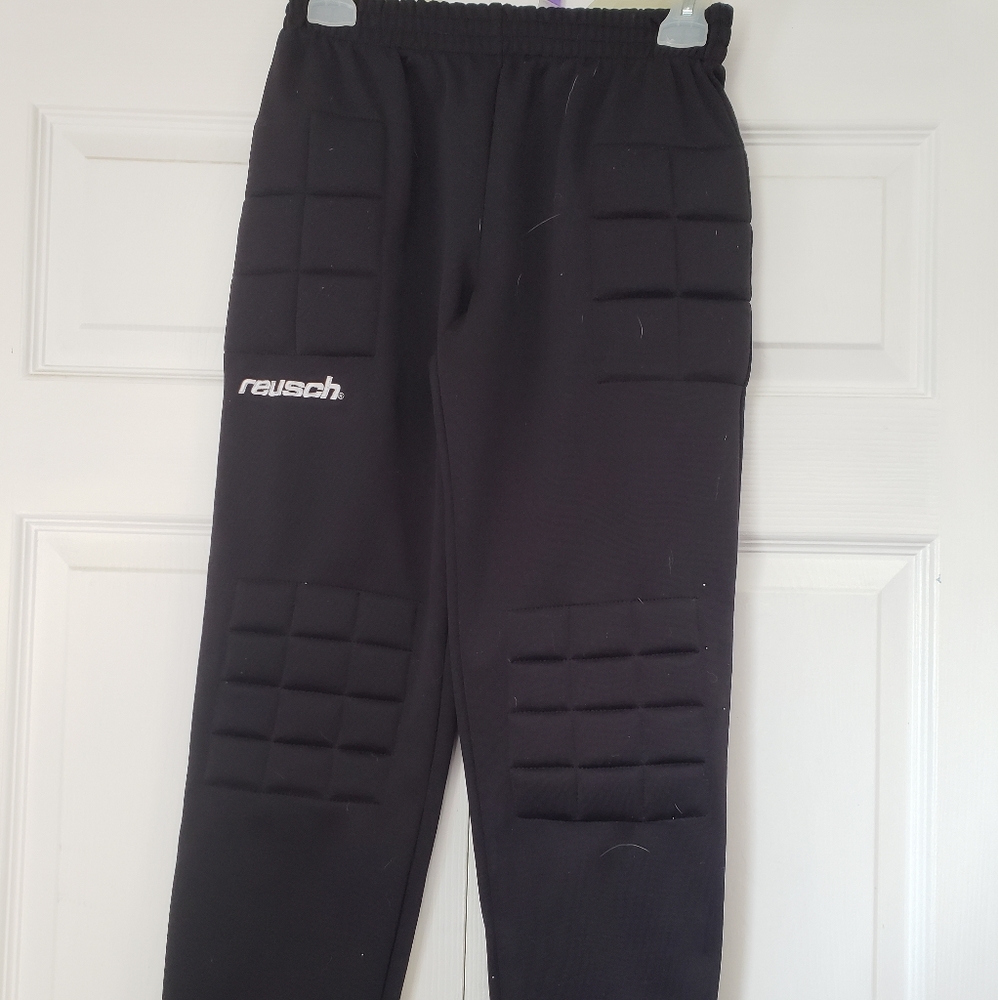 Reusch, Black goalie pants, youth med.